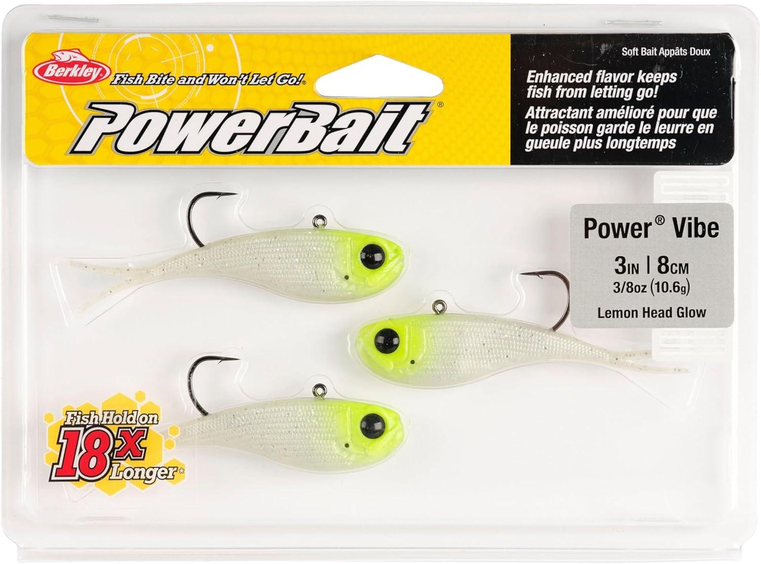 imageBerkley PowerBait Power VibeLemon Head Glow