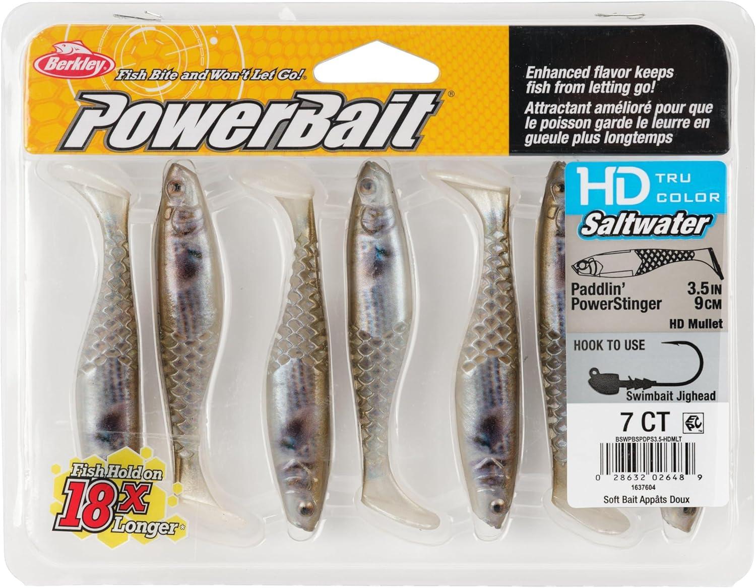 imageBerkley PowerBait Saltwater PaddlinPowerStingerHD Mullet