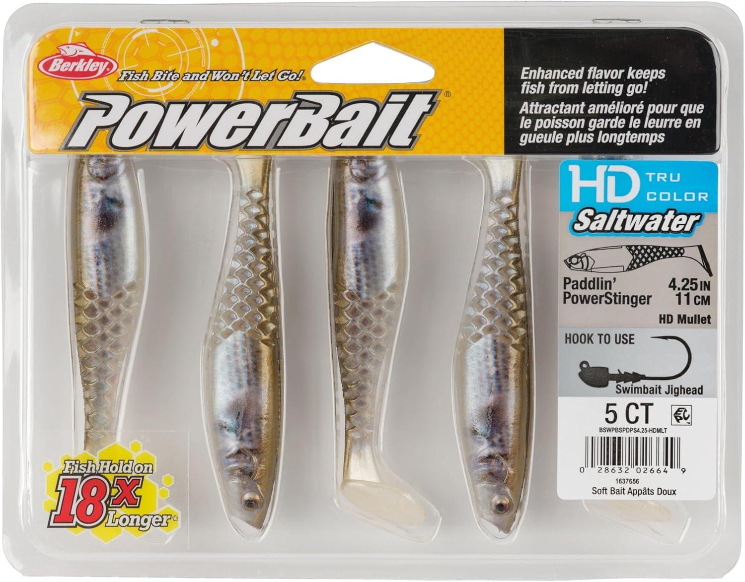 imageBerkley PowerBait Saltwater PaddlinPowerStingerHD Mullet