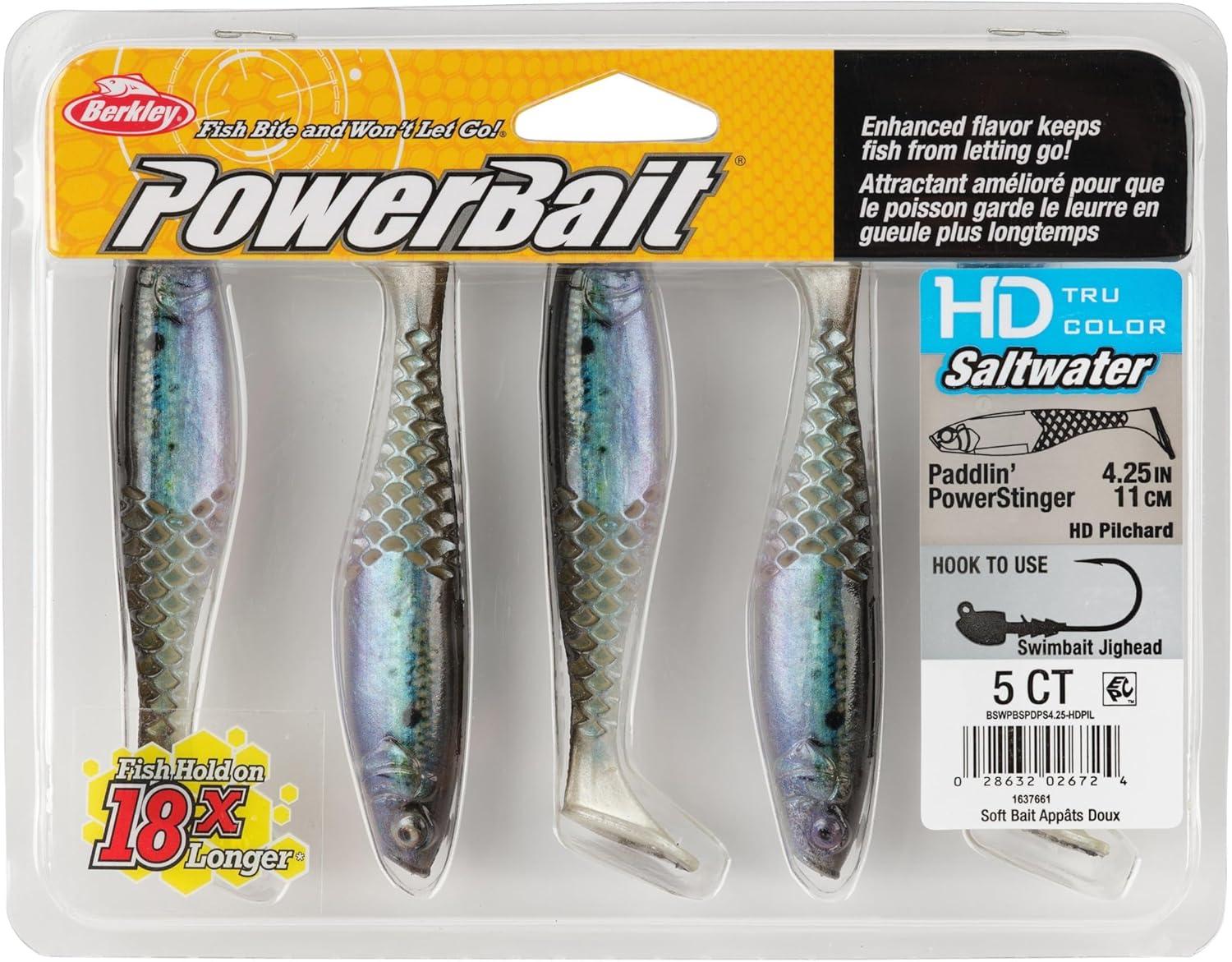 imageBerkley PowerBait Saltwater PaddlinPowerStingerHD Pilchard