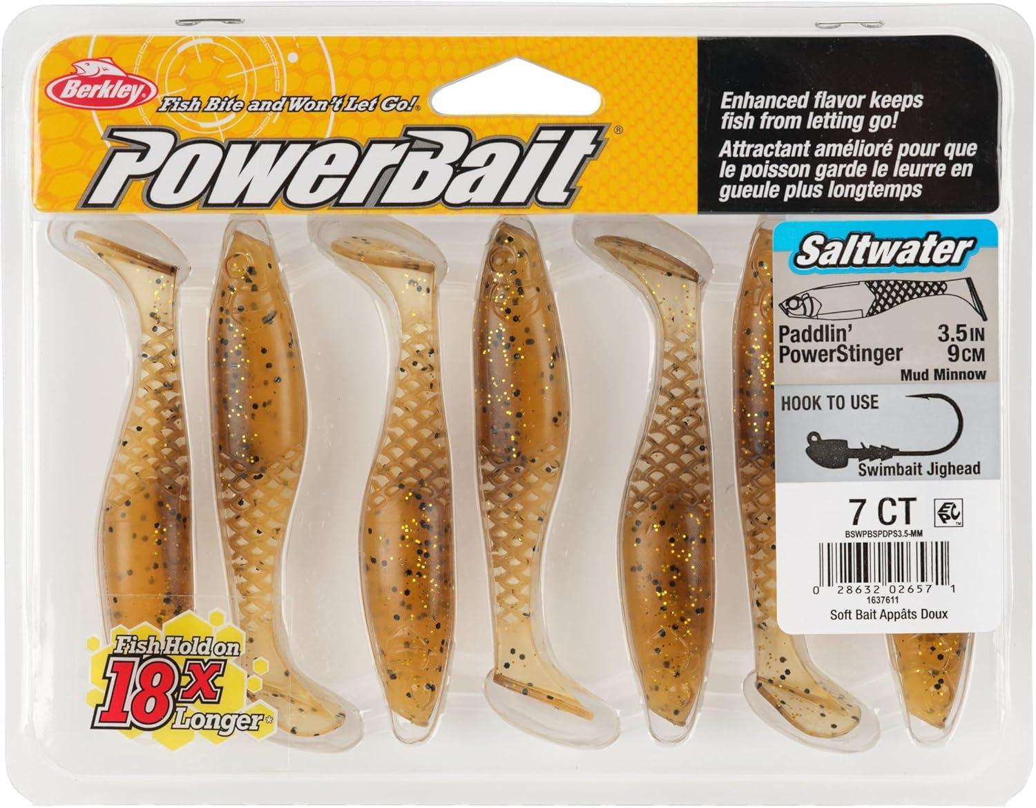 imageBerkley PowerBait Saltwater PaddlinPowerStingerMud Minnow