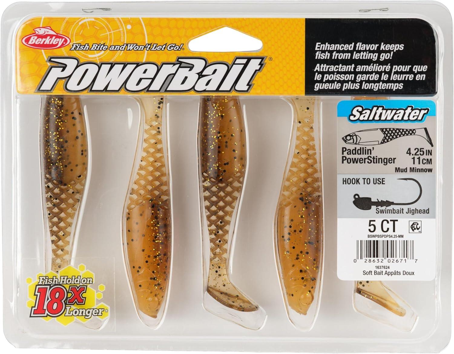 imageBerkley PowerBait Saltwater PaddlinPowerStingerMud Minnow