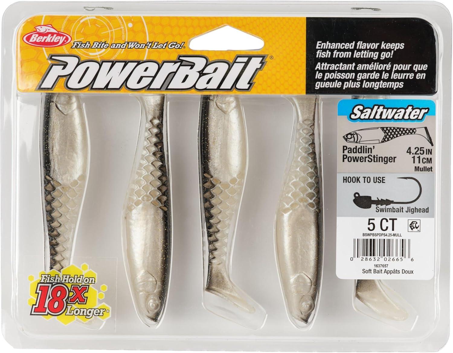 imageBerkley PowerBait Saltwater PaddlinPowerStingerMullet