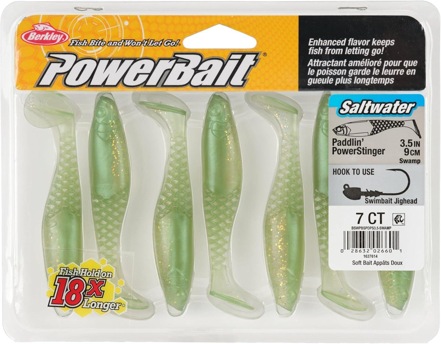 imageBerkley PowerBait Saltwater PaddlinPowerStingerSwamp