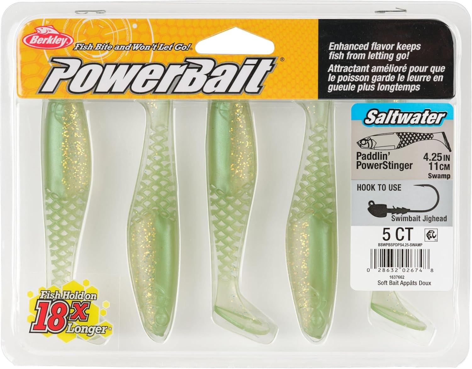 imageBerkley PowerBait Saltwater PaddlinPowerStingerSwamp