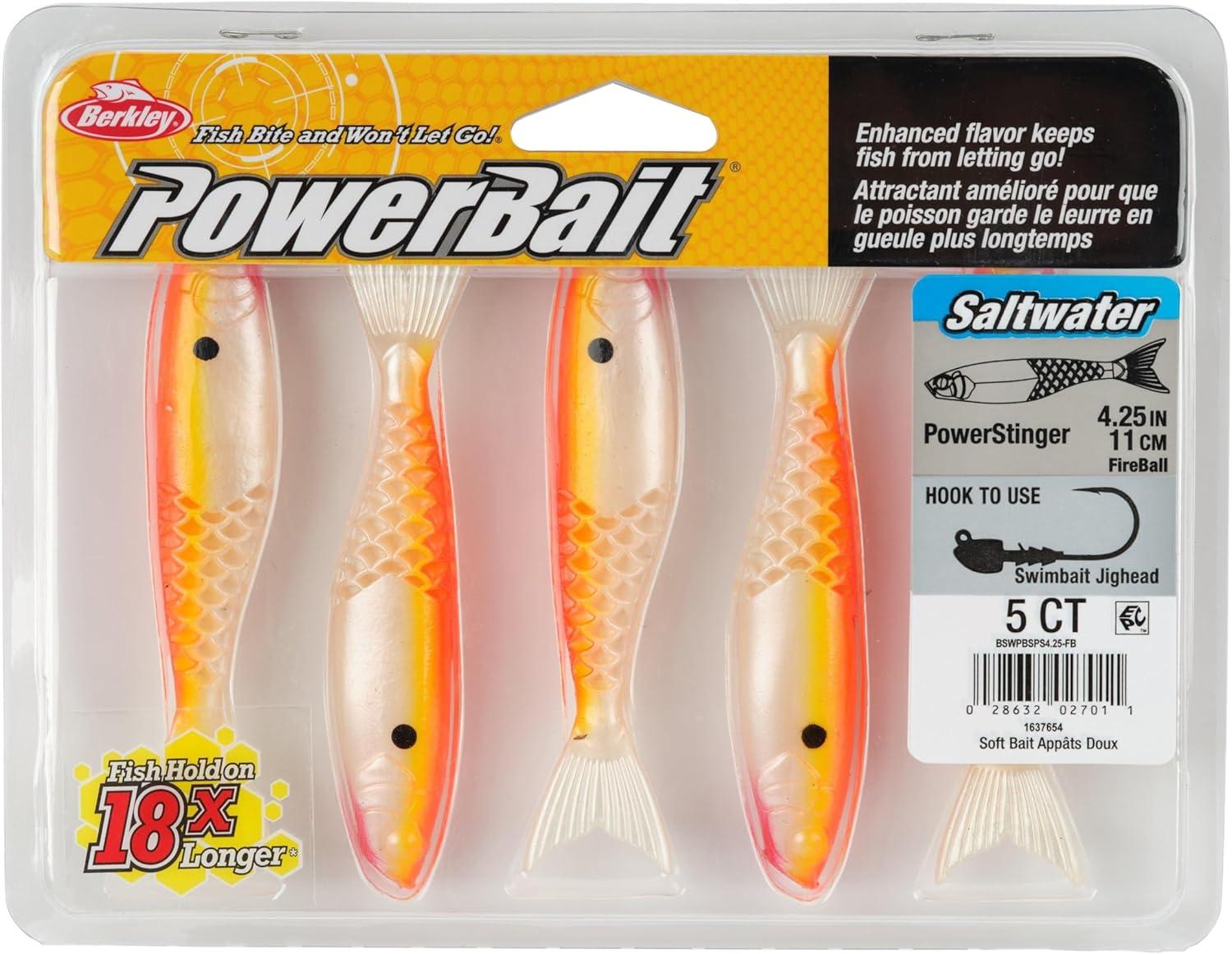 imageBerkley PowerBait Saltwater PowerStingerFireball