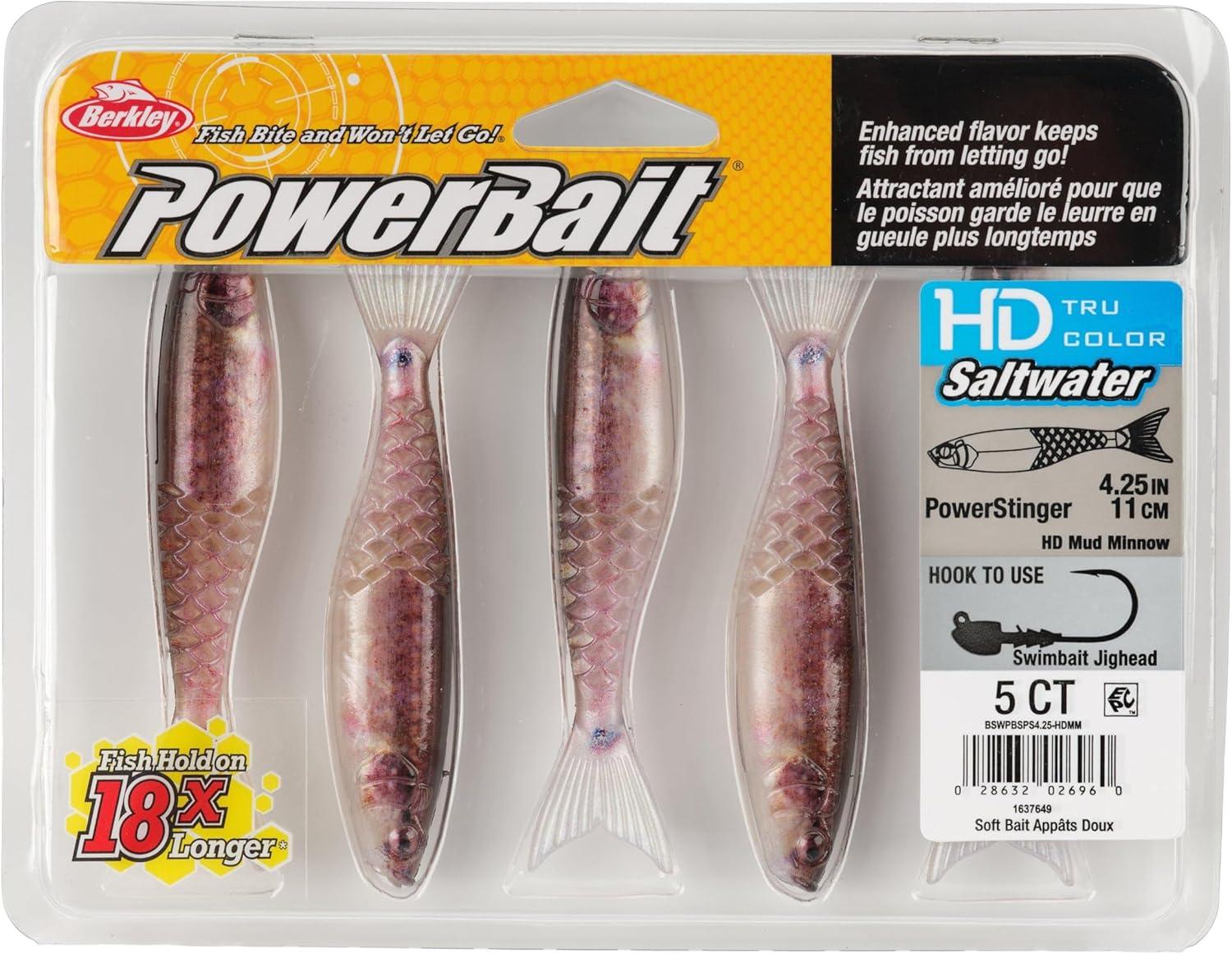 imageBerkley PowerBait Saltwater PowerStingerHD Mud Minnow