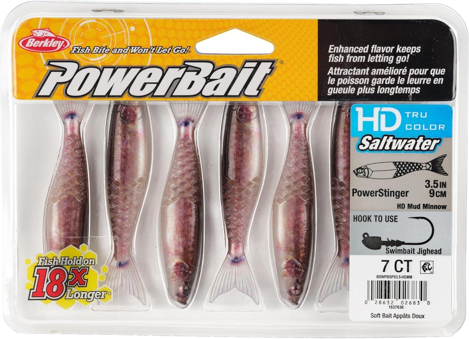 imageBerkley PowerBait Saltwater PowerStingerHD Mud Minnow