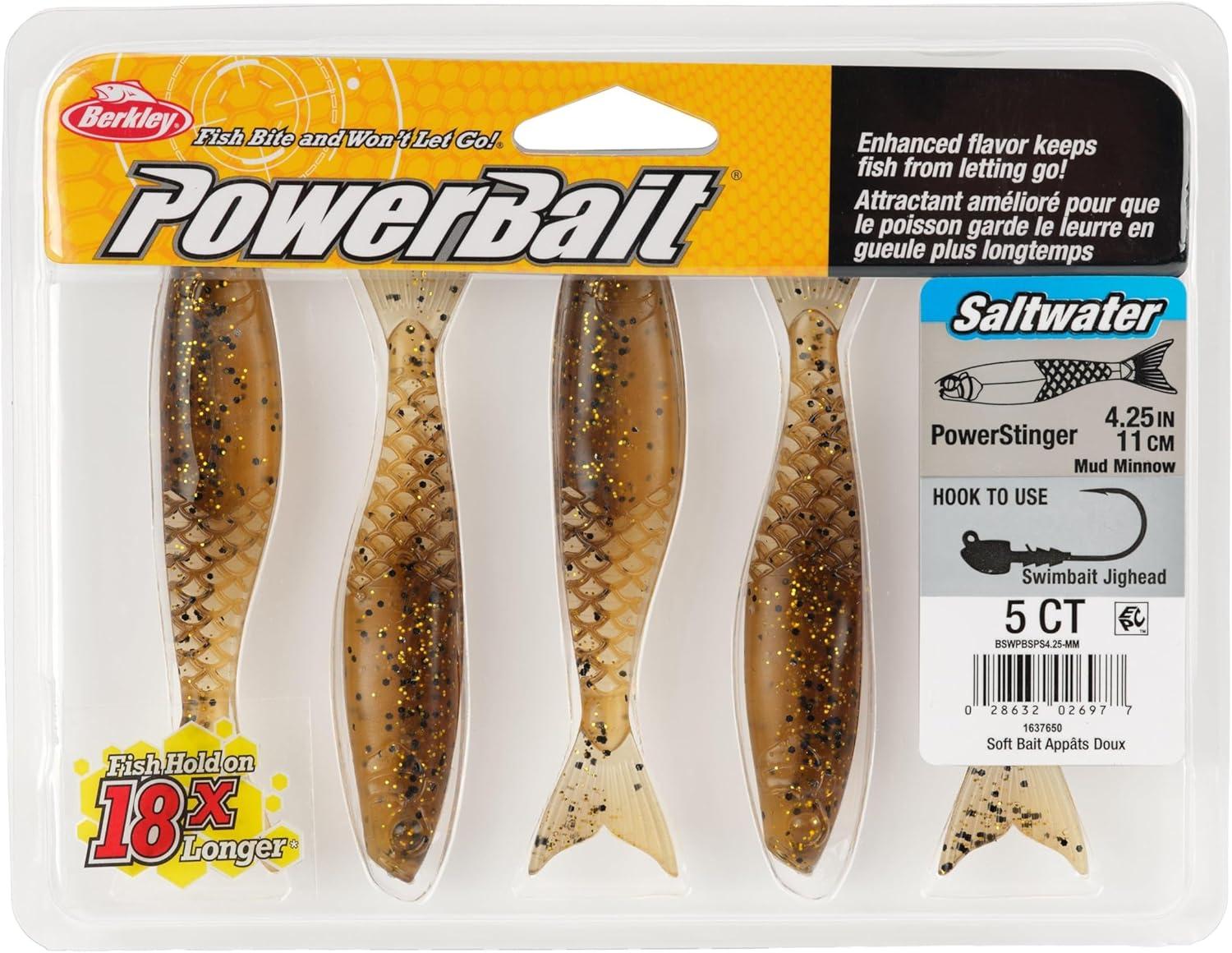 imageBerkley PowerBait Saltwater PowerStingerMud Minnow