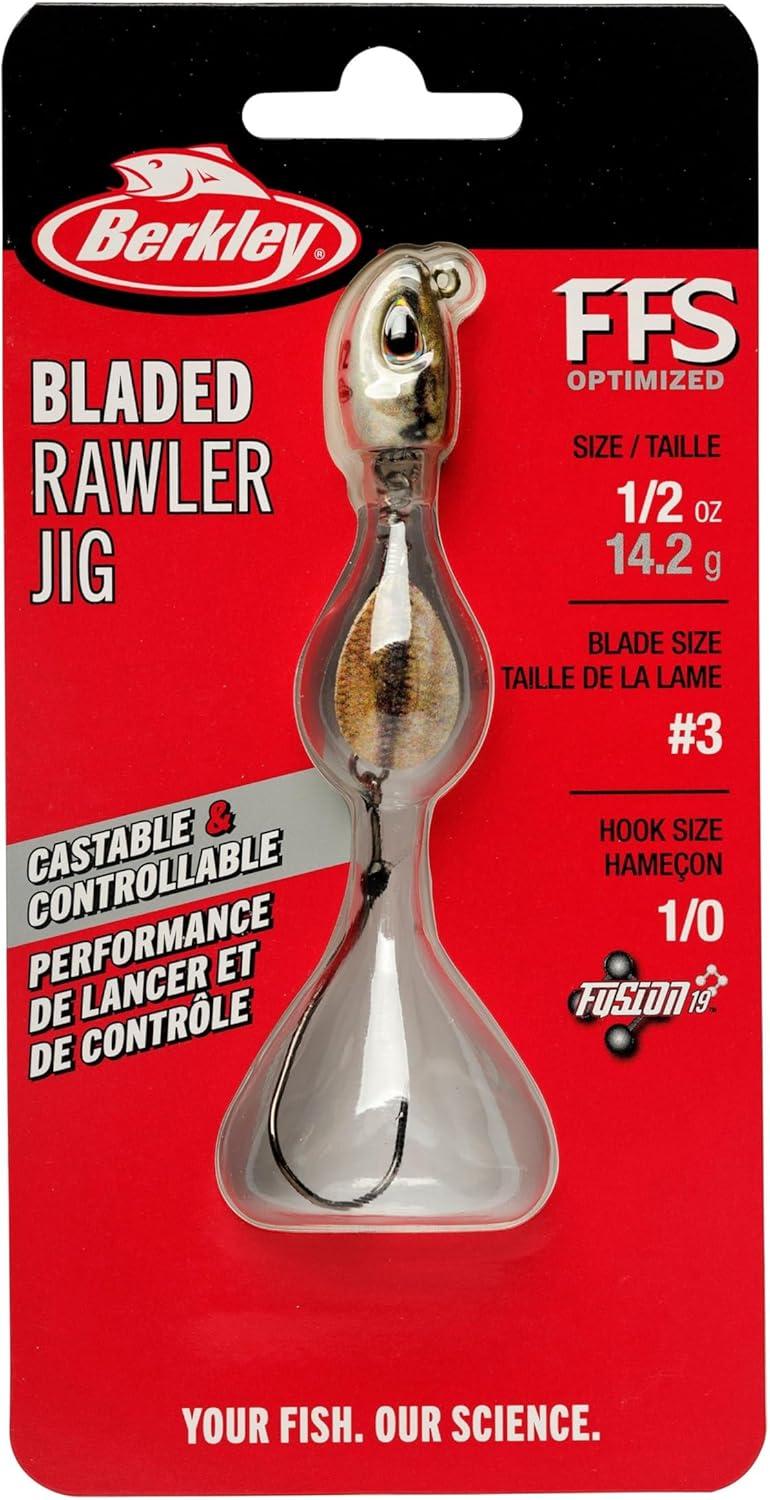 imageBerkley Bladed Rawler Fishing JigFlashy Fish Head