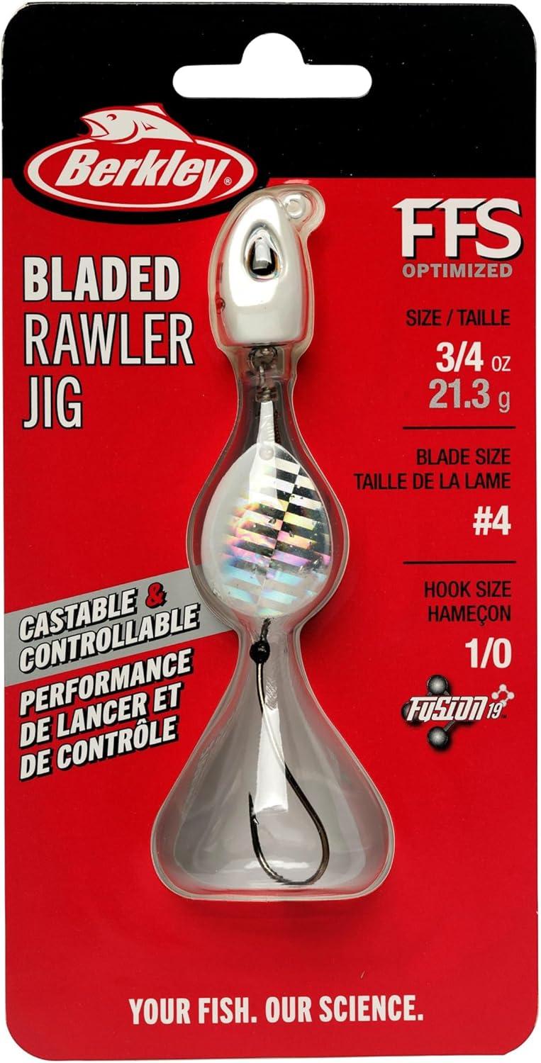 imageBerkley Bladed Rawler Fishing JigPearl White