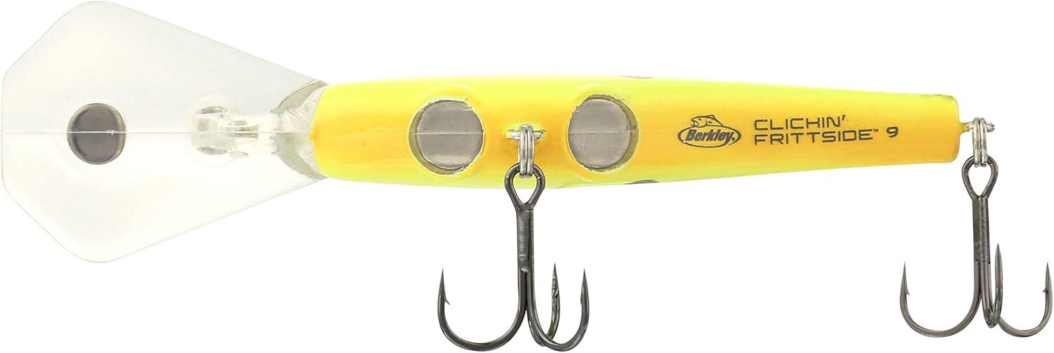 imageBerkley Clickin Frittside Hard BaitBlack Chartreuse