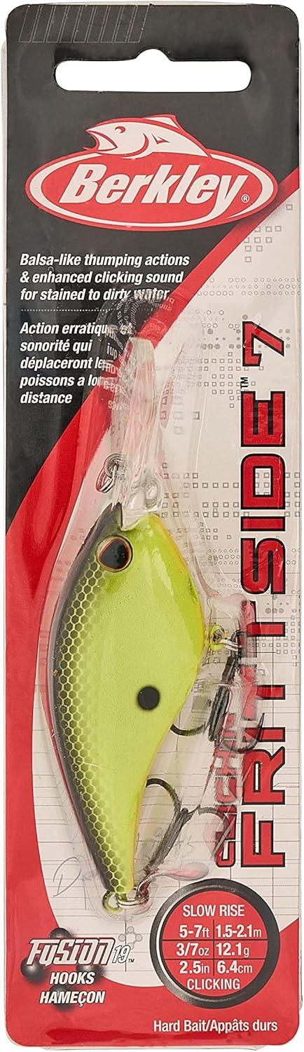 imageBerkley Clickin Frittside Hard BaitBlack Chartreuse