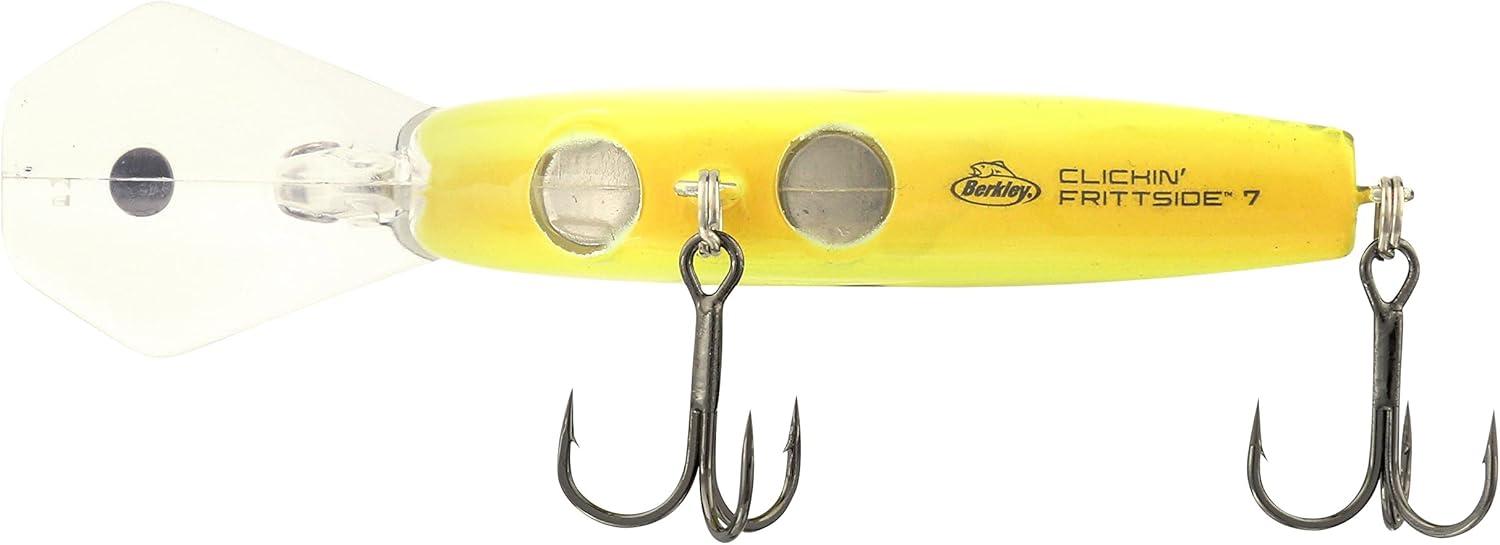 imageBerkley Clickin Frittside Hard BaitBlack Chartreuse