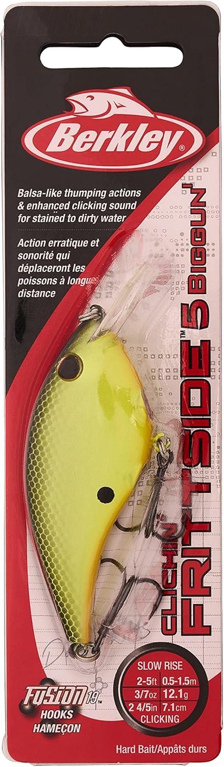 imageBerkley Clickin Frittside Hard BaitBlack Chartreuse