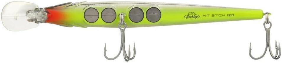 imageBerkley Hit Stick Saltwater Hard BaitChromeChartreuse