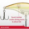imageBerkley Clickin Frittside Hard BaitBlack Chartreuse