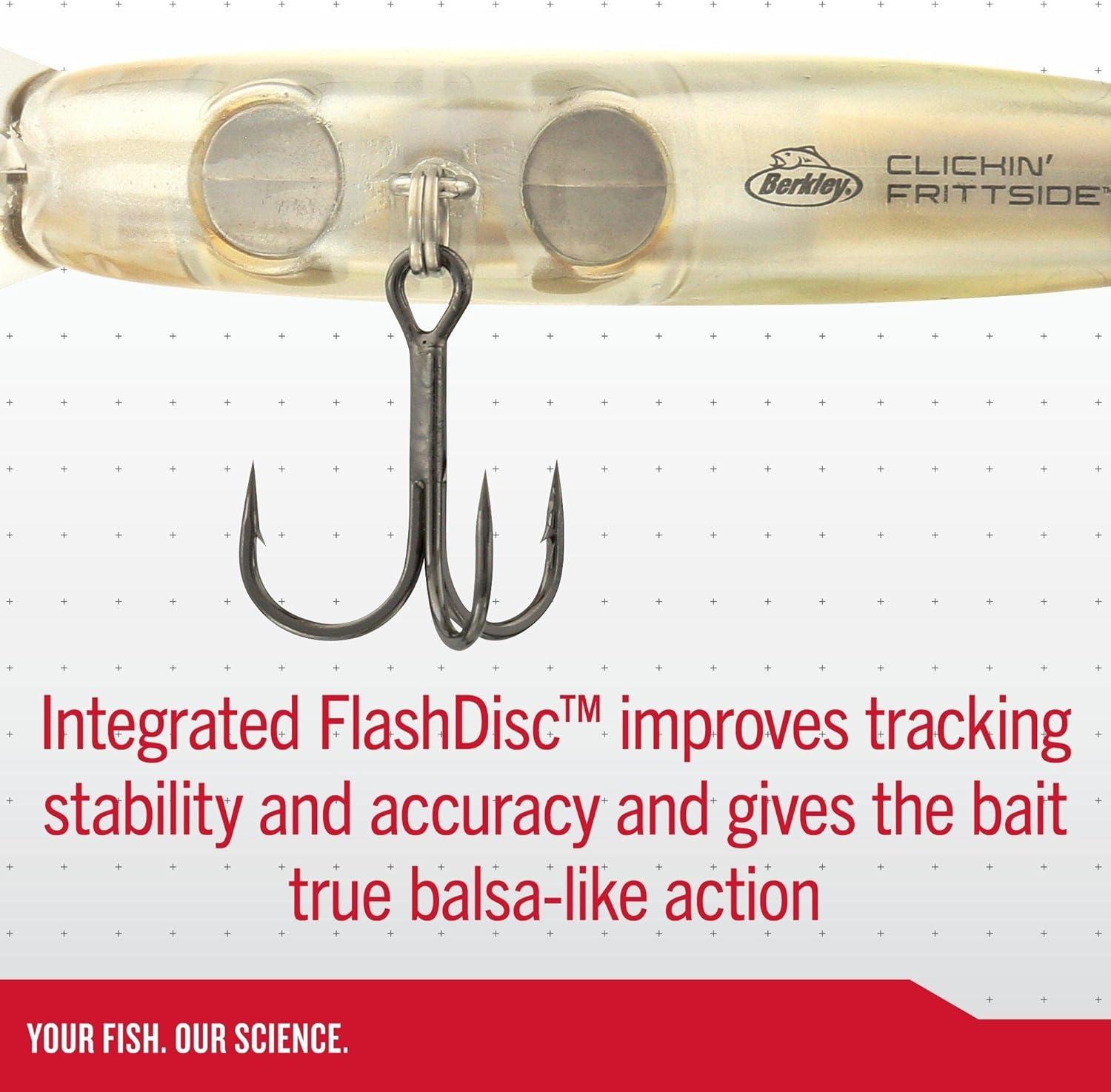 imageBerkley Clickin Frittside Hard BaitBlack Chartreuse