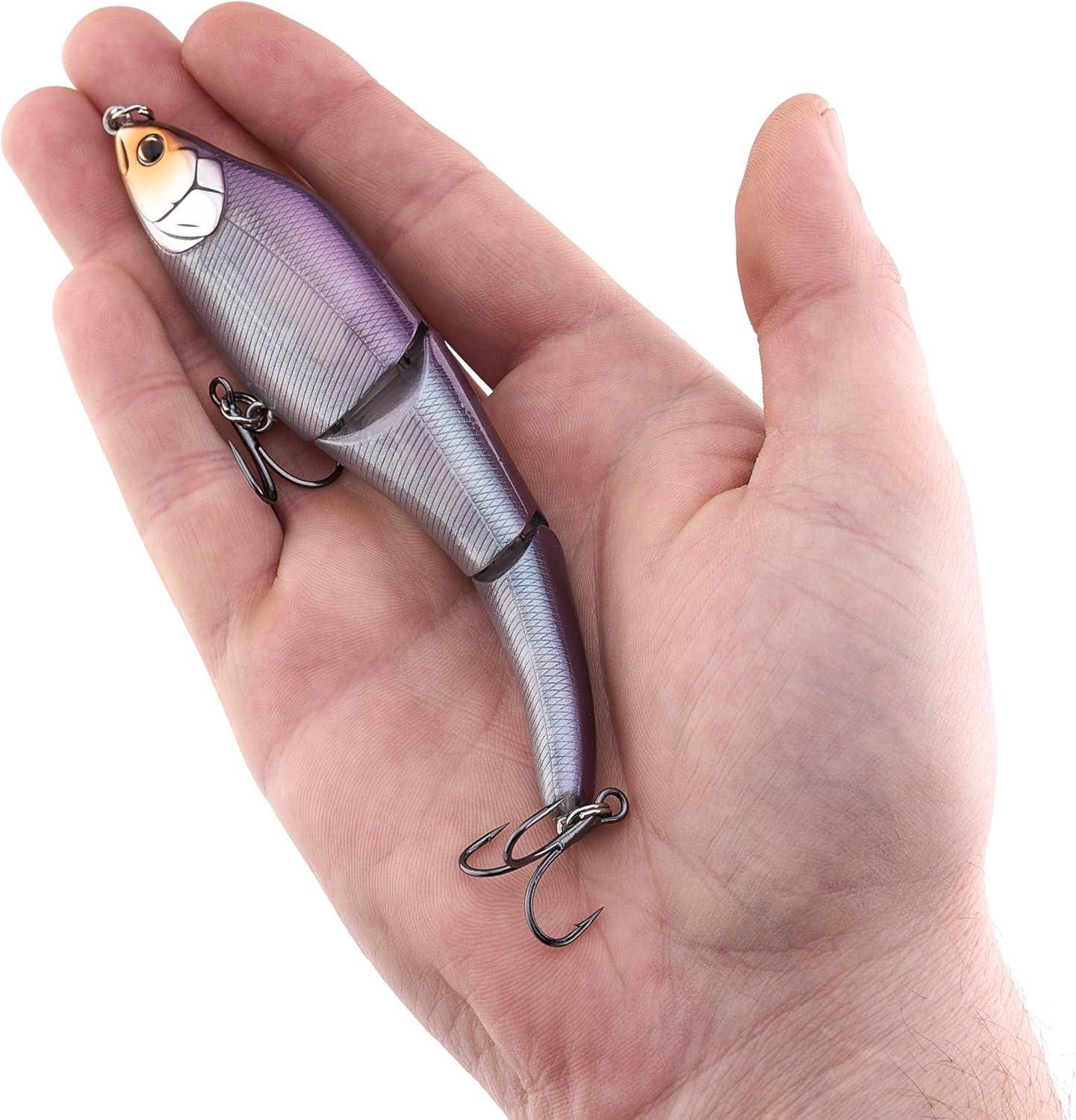 imageBerkley Magic Swimmer Fishing Lure Blue Vapor Size 125 5 in Maximum Forward Buoyancy Provides Optimal Lifelike Swim Action Equipped with HighEnd Hooks