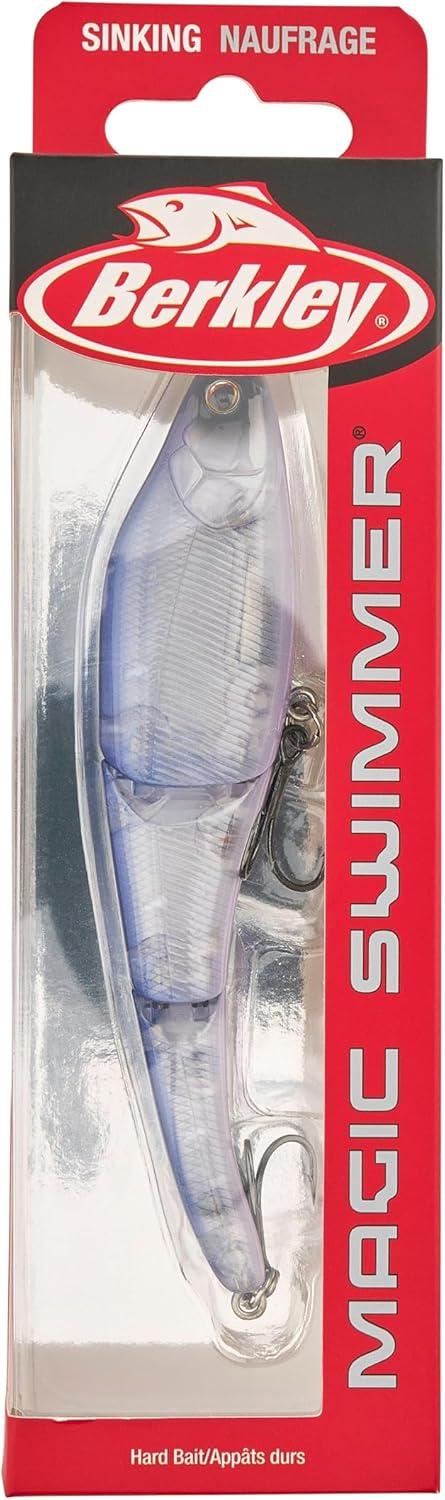 imageBerkley Magic Swimmer Fishing Lure Blue Vapor Size 125 5 in Maximum Forward Buoyancy Provides Optimal Lifelike Swim Action Equipped with HighEnd Hooks