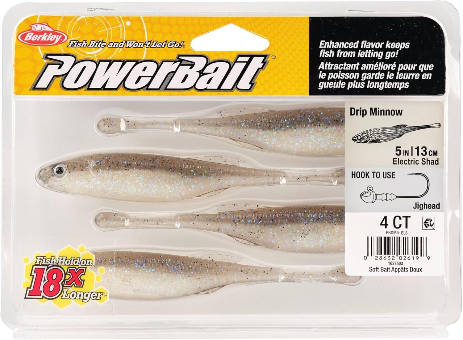imageBerkley PowerBait Drip MinnowElectric Shad