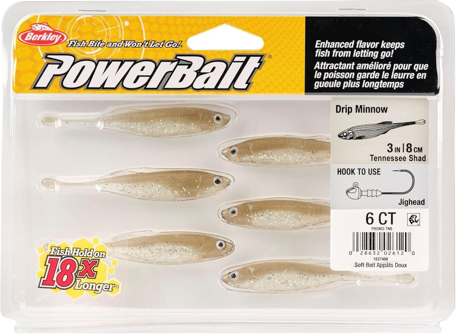 imageBerkley PowerBait Drip MinnowTennessee Shad