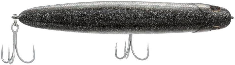 imageBerkley Saltwater Drift Walker Topwater Fishing Lure Black Silver 12 oz 43in Tail Weighted Design Tuned for Casting Distance Equipped with Fusion19 Hook