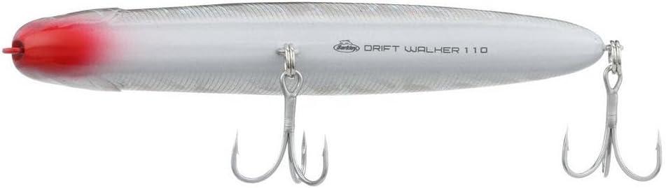 imageBerkley Saltwater Drift Walker Topwater Fishing Lure Black Silver 12 oz 43in Tail Weighted Design Tuned for Casting Distance Equipped with Fusion19 Hook