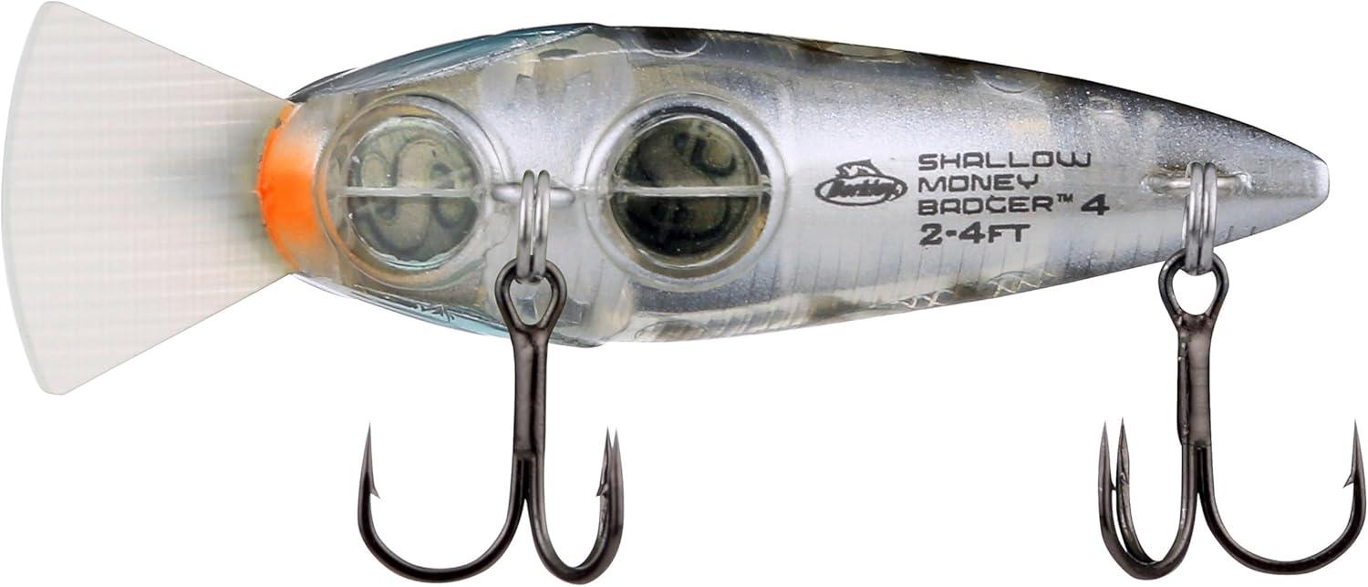 imageBerkley Shallow Money Badger Fishing Hard BaitGhost Chrome Gill