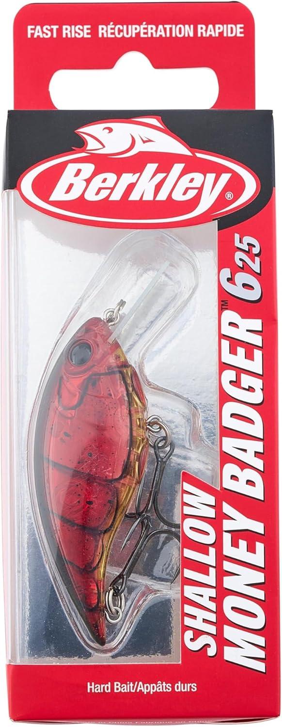 imageBerkley Shallow Money Badger Fishing Hard BaitGhost Red Craw