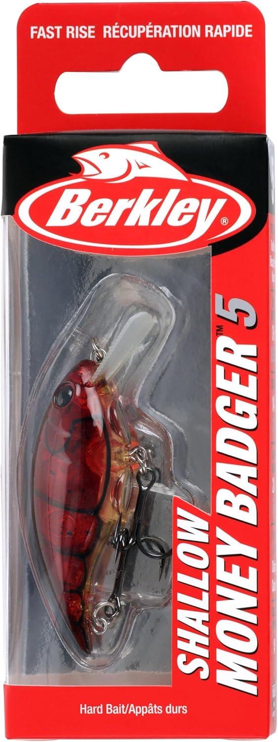 imageBerkley Shallow Money Badger Fishing Hard BaitGhost Red Craw