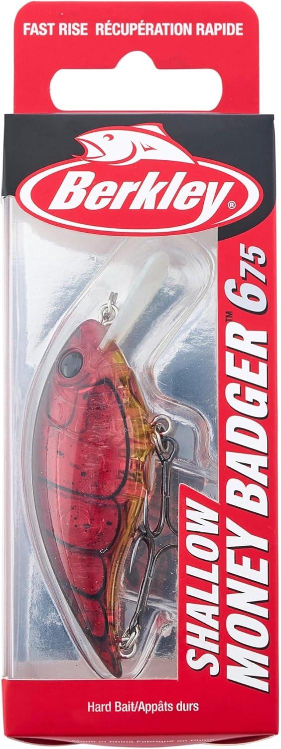 imageBerkley Shallow Money Badger Fishing Hard BaitGhost Red Craw