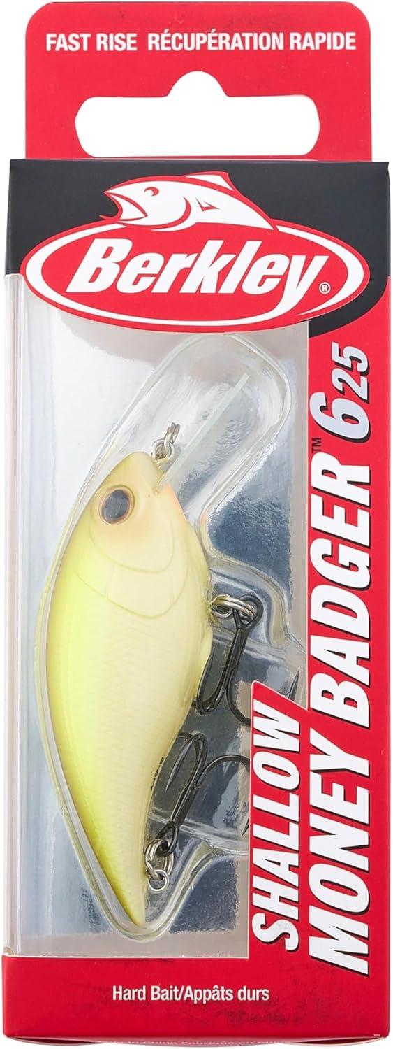 imageBerkley Shallow Money Badger Fishing Hard BaitVanilla Chartreuse
