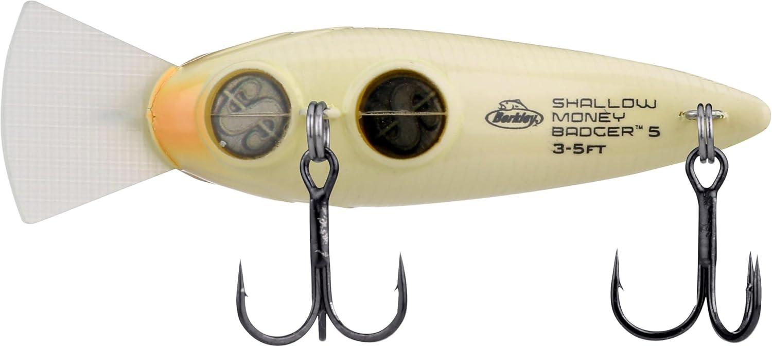imageBerkley Shallow Money Badger Fishing Hard BaitVanilla Chartreuse