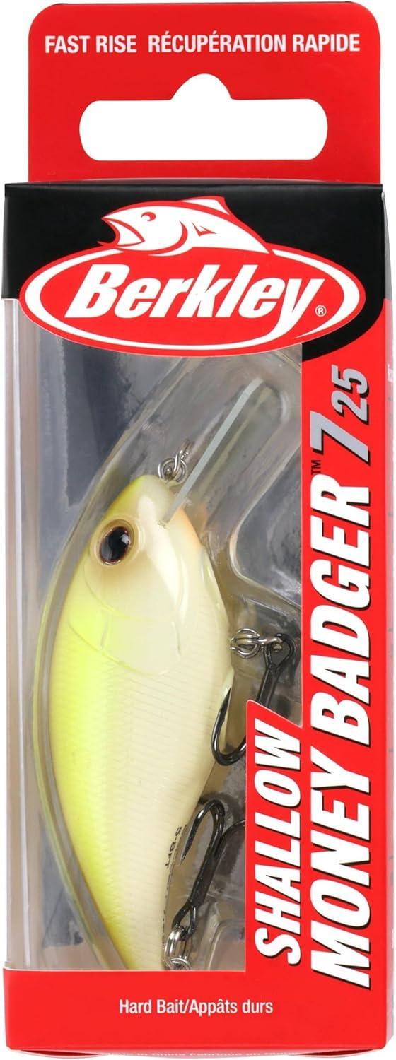 imageBerkley Shallow Money Badger Fishing Hard BaitVanilla Chartreuse