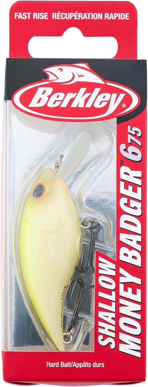 imageBerkley Shallow Money Badger Fishing Hard BaitVanilla Chartreuse
