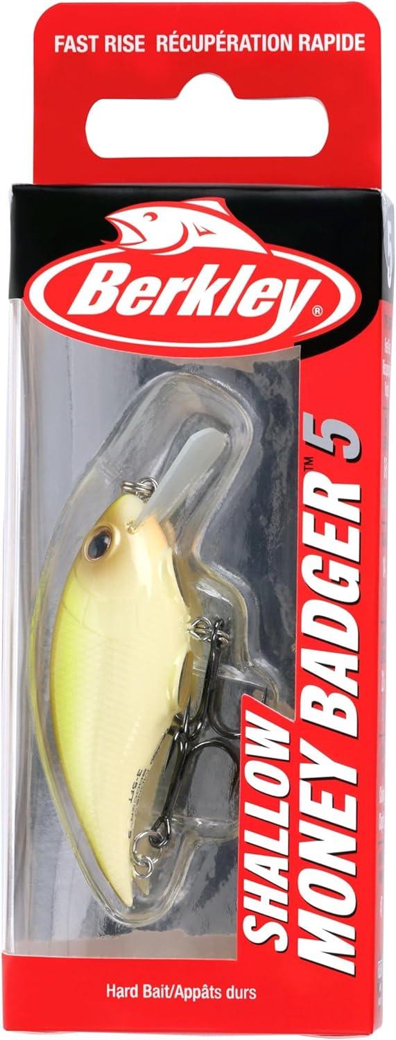 imageBerkley Shallow Money Badger Fishing Hard BaitVanilla Chartreuse