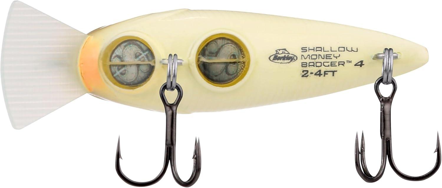 imageBerkley Shallow Money Badger Fishing Hard BaitVanilla Chartreuse