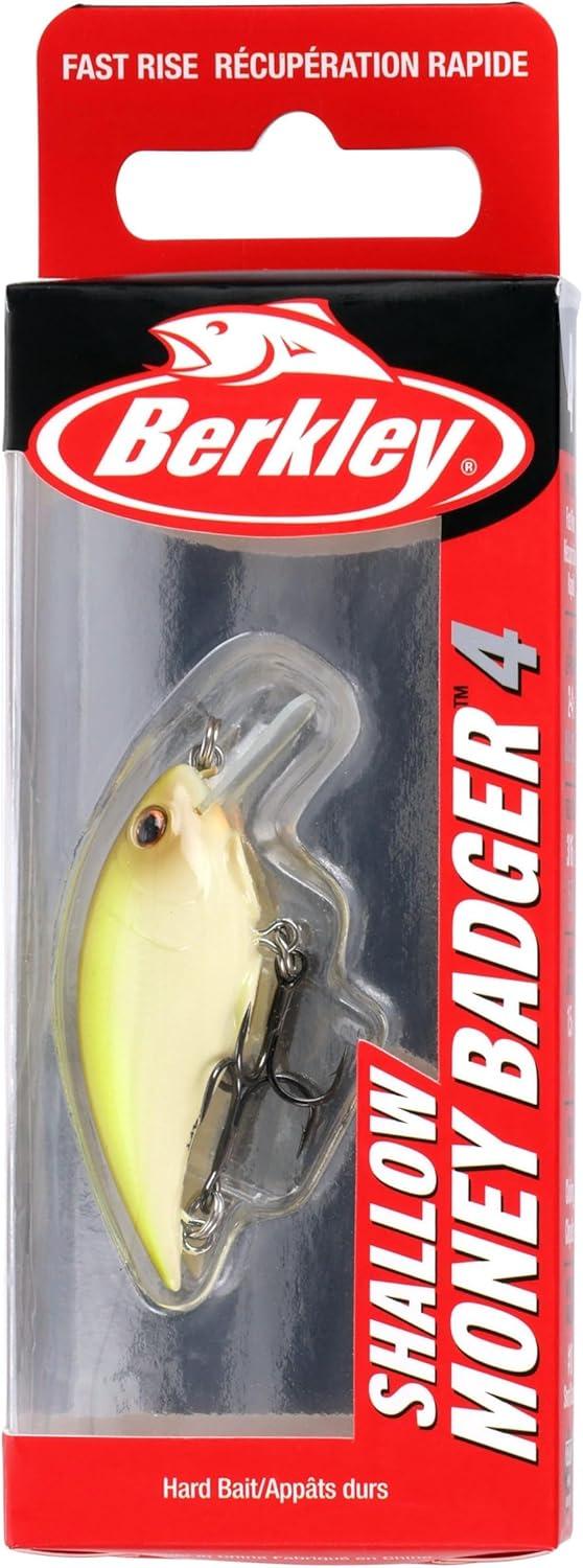 imageBerkley Shallow Money Badger Fishing Hard BaitVanilla Chartreuse