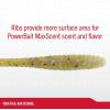imageBerkley Berkley PowerBait MaxScent Flat WormWhite Pearl