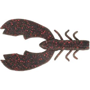 imageBerkley PowerBait MaxScent Chigger Craw Fishing Soft BaitBlack Red Fleck