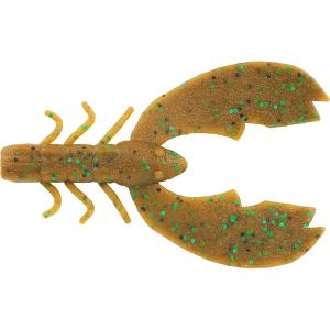 imageBerkley PowerBait MaxScent Chigger Craw Fishing Soft BaitPumpkin Green Fleck